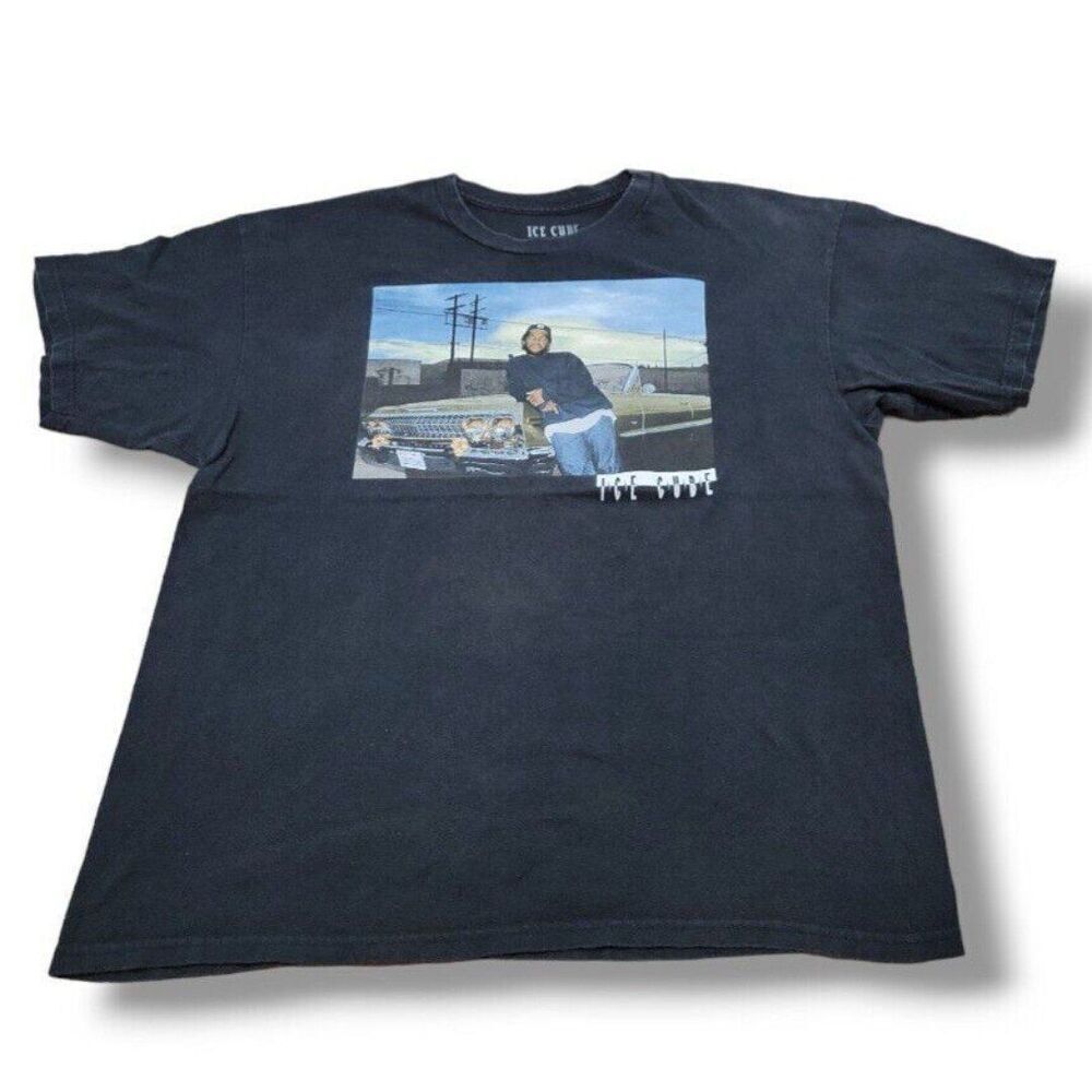 Ice Cube Shirt Size XL Ice Cube Rap Tee Graphic Tee Graphic Print T-Shirt Faded